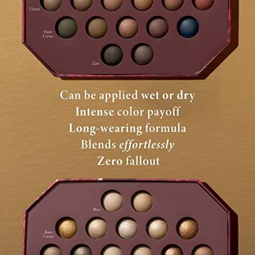 Laura Geller The Ultimate Eyeshadow Palette, Warm & Wonderful - 31 Baked Eyeshadows - Matte & Shimmer + Inkcredible Precision Gel Eyeliner, Brown Eyed Girl - Waterproof Ultra-Thin #TOP2