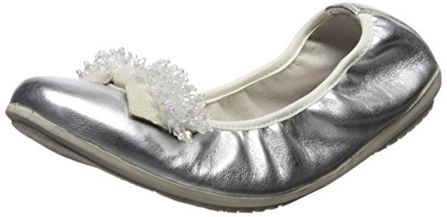 Ciao Bimbi Kid's Ballet Flat, Argento, 34 M EU/3 M US Little Kid