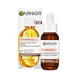 Garnier SkinActive Brightening Night Vitamin-C Serum, with Hyaluronic Acid, Brightens & Smoothens Skin in just 3 Nights, for All Skin Types, even Sensitive Skin - 30ml