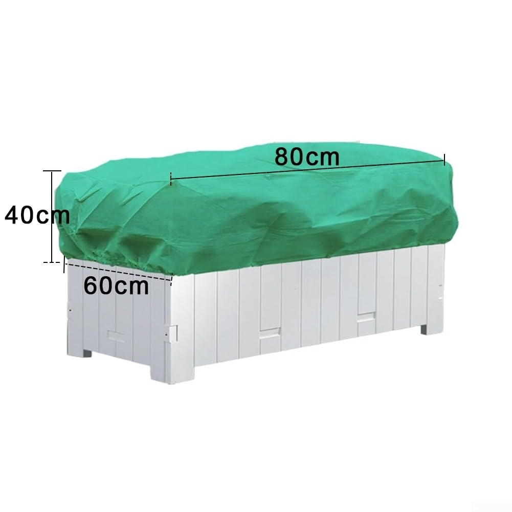 2Pcs Fundas Plantas Antihielo Invierno Tela No Tejida(80x60x40cm)
