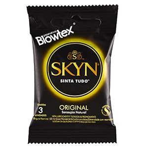 Preservativo, SKYN, Branco, 3 Unidades