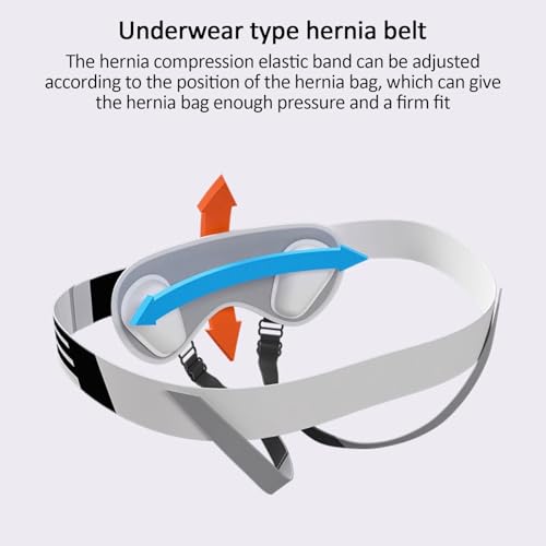 Faja para Hernia para Hombre con 4 Almohadillas Removibles, Diseño Integrado miniatura 2