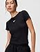 Nike Women's Sportswear Chill Knit T-Shirt, Black/White, Large