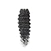 Produktbild Haarverlängerung Bundles Mit Verschluss Brasilianische Deep Wave Echthaar Perücke for Frauen Natürliche Schwarze Farbe Brasilianisches Haar (Color : Black, Size : 26 inch)