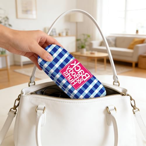 Image of Glasses Case Hard Shell,Portable Protective Eyeglasses Case, Eyeglass Holder Box with Cleaning Cloth, for men women