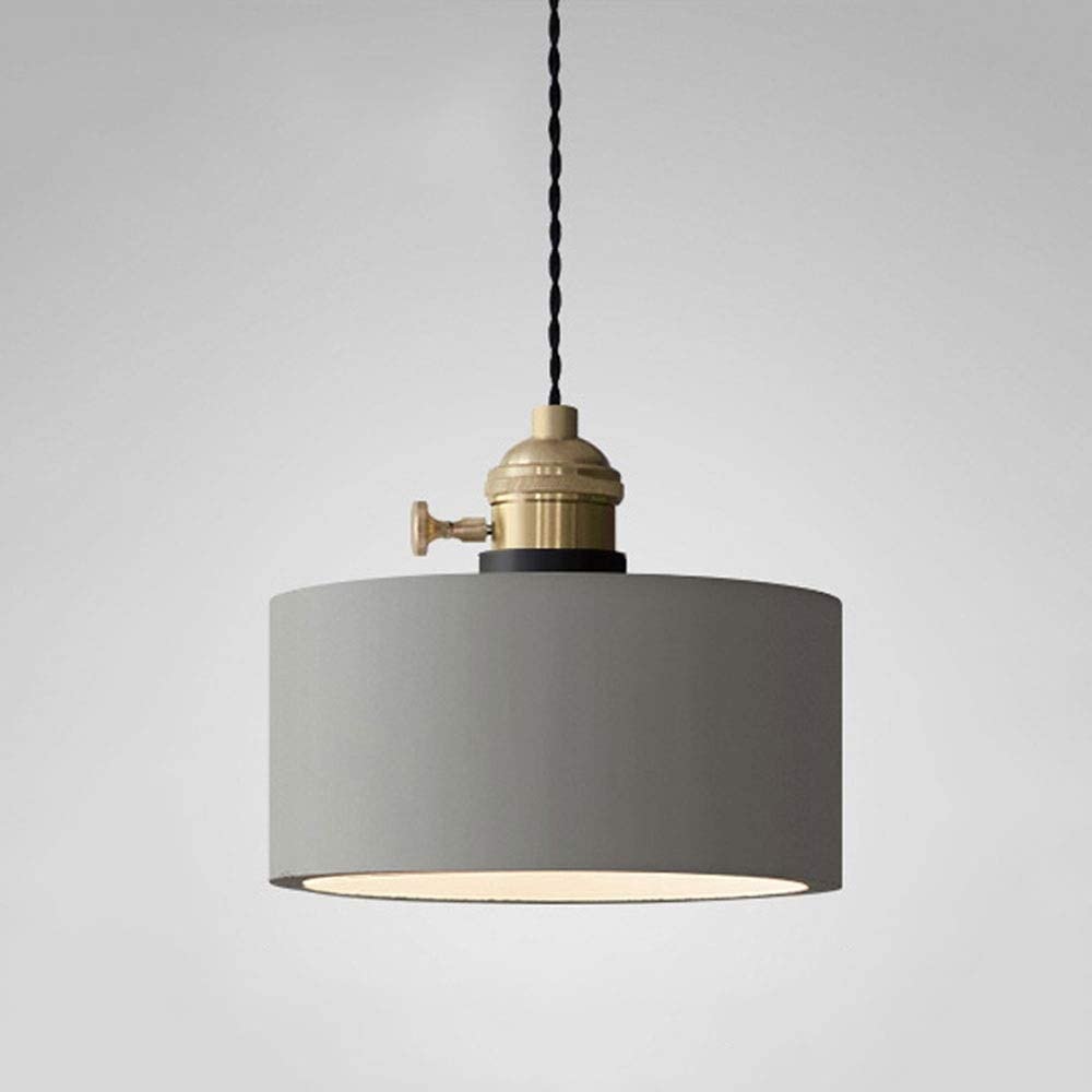 Lampe suspendue en béton pour bar et restaurant - Plafonnier réglable