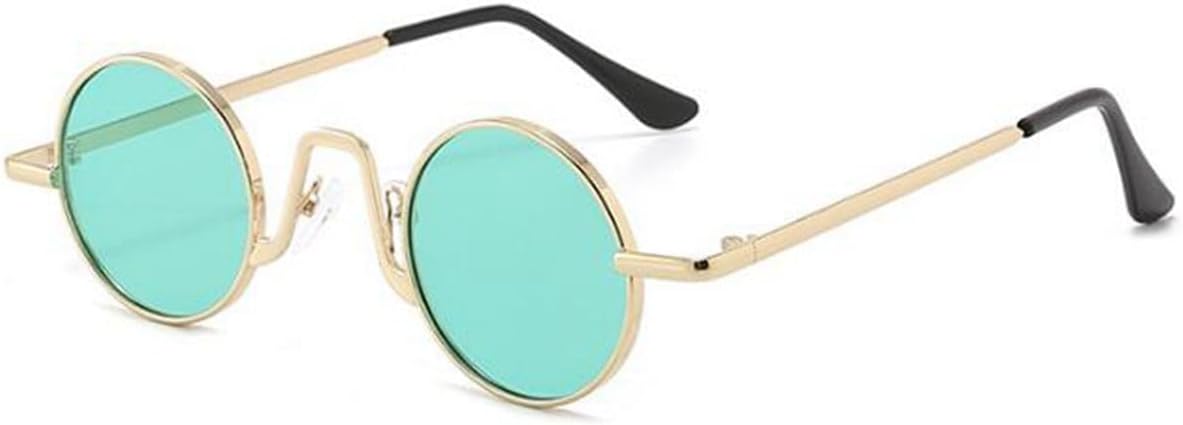 Men Women Retro Metal Round Reading Glass UV Protection Tinted Lens Outdoor Reading Glasses