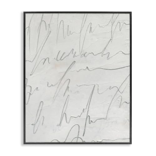 Stupell Industries Contemporary Cursive Script Abstract Scribble Words Framed Wall Art, Design by Emma Caroline