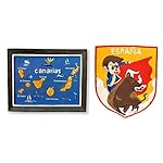 A-One Canarias Canarias Mapa de Las Islas Canarias...: Características del imán de fotos vintage 3D: las Islas Canarias son un archipiélago volcánico de España situado en el Océano Atlántico, justo fuera de la costa sur de Marruecos, en el norte de África y el suroeste de la península española. Se compon...