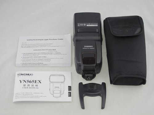 Yongnuo YN-565EX TTL Flash Speedlite per Canon 7D 5DII 60D 50D 1000D 1100D 40D 30D 450D 500D 550D 600D 400D 350D 300D