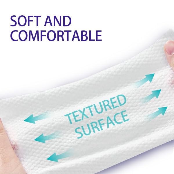 Miniatura 5 de Toallitas húmedas para adultos, toallitas para manos y cuerpo, sin perfume, sin fragancia, sin alcohol, 99% agua pura EDI, 4 paquetes abatibles (240