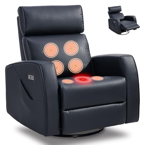 Swivel Recliner Chair for Adults,Glider Recliner Nursery Chair...
