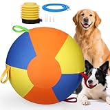 AIERSA Herding Ball for Dogs, Collie Ball with Handles for Outdoor Play, Indestructible Training Toy Balls for Australian Shepherd, Interactive Toy Balls for Medium & Large Dogs