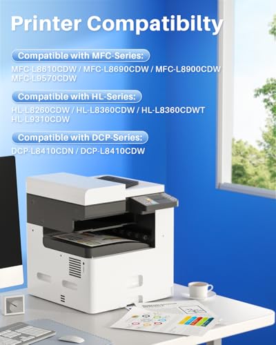 Image of Skydo TN436 Toner Cartridges High Yield Replacement for Brother TN436 TN 436 TN436BK TN433 TN431 Work with MFC-l8900Cdw HL-l8360Cdw HL-L8260Cdw MFC-L8690Cdw (TN436BK TN436C TN436M TN436Y)