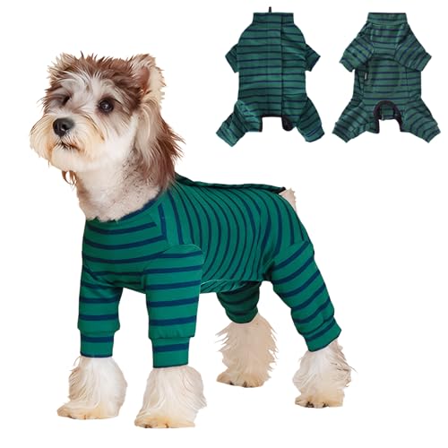 Combinaison de Récupération pour Chiens après Chirurgie,Combinaison à Manches Longues pour Chiens après Stérilisation,Pyjama pour Petits et Moyens...