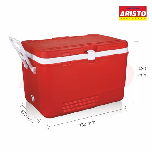 Image of Aristo Insulated Chiller Ice Box with Plug|Standard Size for Travel Party Bar Ice Cubes | Cold Drinks | Medical Purpose |110 Litre |Color May Vary