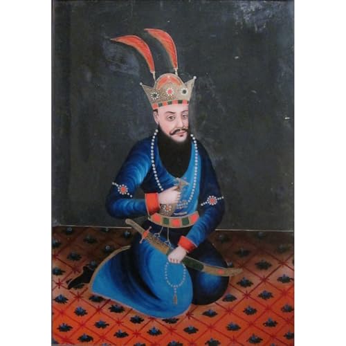 Impression giclée roi persan sur toile d'art Inde occidentale 101x127cm