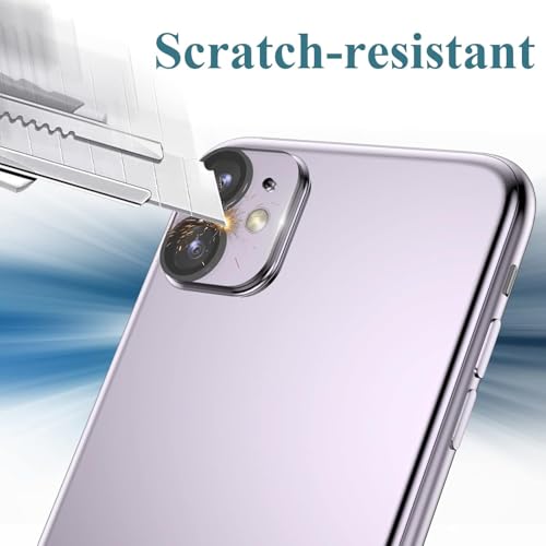 Image of Camera Lens Protector Compatible with iPhone 12 Mini (Pack of 3) | 9H Tempered Glass Camera Lens Guard | Scratch Resistant | HD Clear | Anti-Fingerprint | Easy Installation | Bubble Free