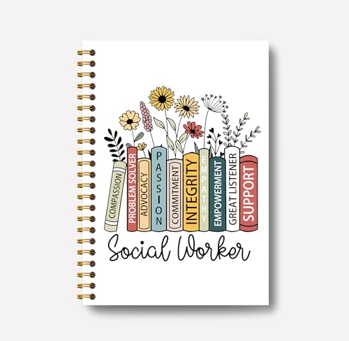 Carnet de notes à spirale un cadeau utile pour célébrer un travailleur social