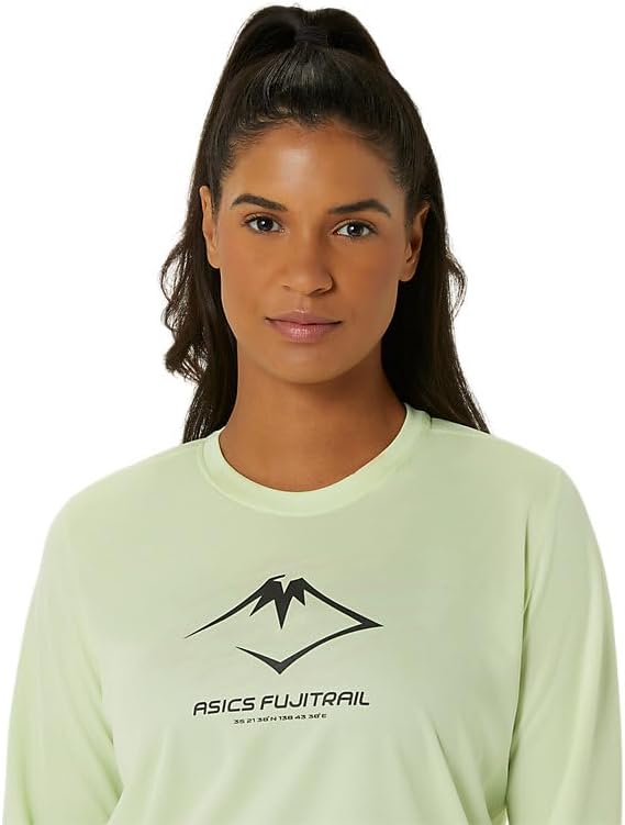 ASICS Women's FUJITRAIL LOGO Long Sleeve TOP Running Apparel