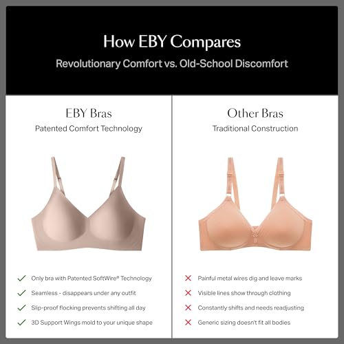 Image of EBY Women's Seamless Relief Bra with Adjustable Straps