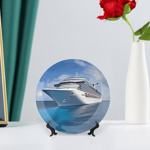 Plato decorativo en porcelana Bone China 6 pulgadas miniatura 6