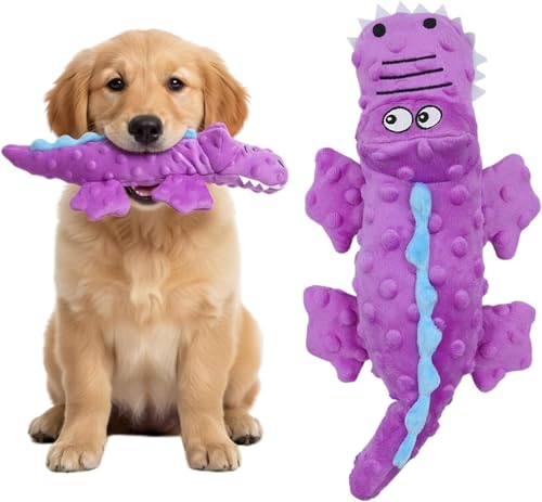 Juguete mordible y sonoro para perros AdoPet cocodrilo 14 pulg