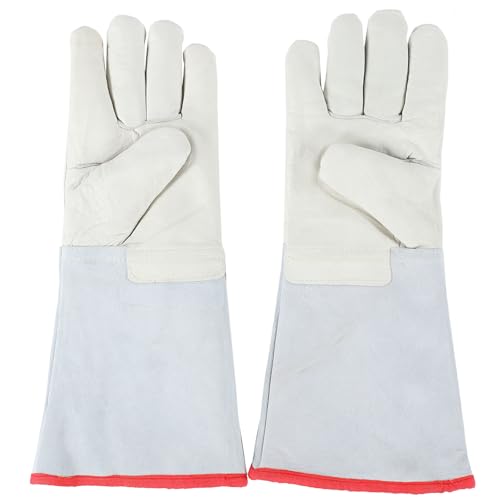 Sorandy Cryogenic Ergonomic Waterproof Work Cryo Gloves for Liquid Nitrogen Treatment - Suitable for Freezer, Cold Storage - 40cm Long