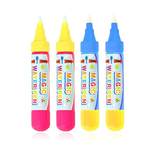 ZOKJSW Baby Wasser Stift Set 4 Teile Magie Stifte Magie Wasser Zeichnung...