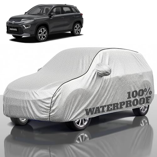 Image of Premium Polyester Car Cover Cruiser All-Weather Protection from Rain, Dust & Sun | UV Resistant Fabric | Full Body Secure Fit for Outdoor & Indoor Parking Silver