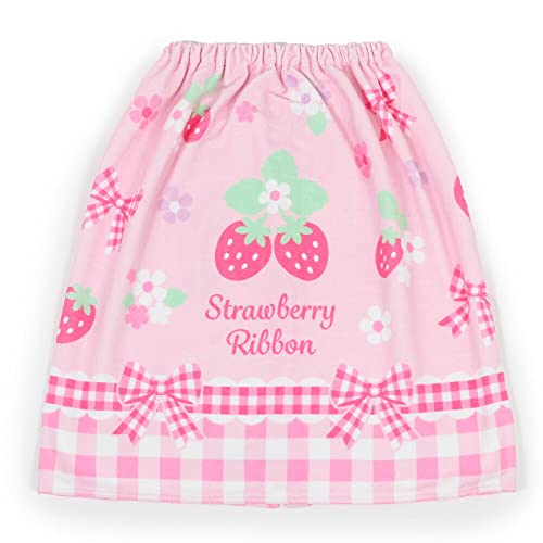 マザーガーデン 野いちご 水泳タオル 60cm×120cm　《花リボン柄》 プールタオル ラップタオル お着替えタオル