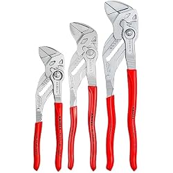1 of KNIPEX 00 20 06 US2 3-Piece 7, 10 and 12 Pliers Wrench Set | slip-joint-pliers