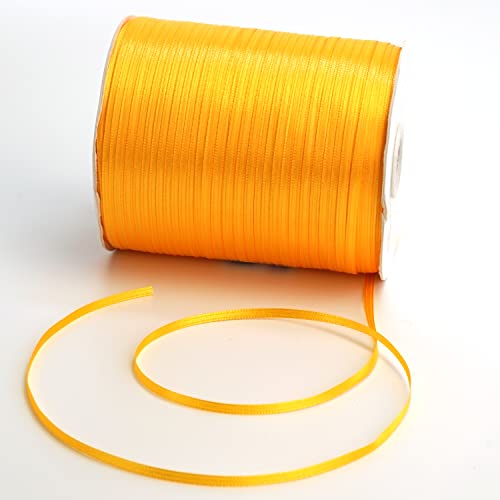 Ruban de satin de 0,35 cm pour projets artistiques et décorations de fête