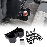 IAG Removable Rear Dual Cup Holder fits Ford Bronco 21-23+, Made in The USA, Easy Installation