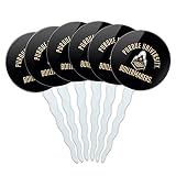 GRAPHICS & MORE Purdue Boilermakers Cupcake Picks Toppers Decoration Set of 6