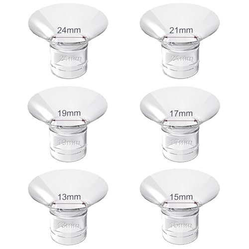 Insertos de brida SKYWOT 6 piezas para extractor de leche miniatura 1