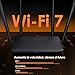 WAVLINK BE3600 Wi-Fi 7 Router, 3600Mbit/s Dual WLAN Router(2882Mbit/s 5 GHz + 688Mbit/s 2.4GHz), Unterstützen EverythingMesh/Router/AP/Re... Mode, Guest WiFi, QoS, IPv6 & Advanced VPN
