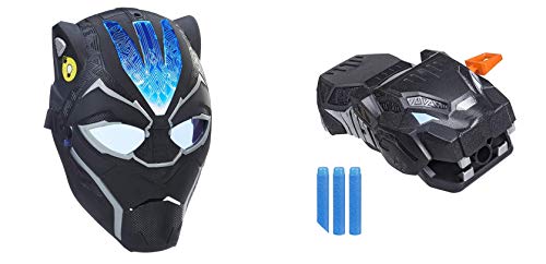 Black Panther Vibranium Strike Gauntlet FX Mask Bundle - Black