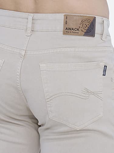 Image of Strechable Denim Regular Fit Mid Waist Light Weight Soft Feel Stretchable Denim Jeans Pant for Men