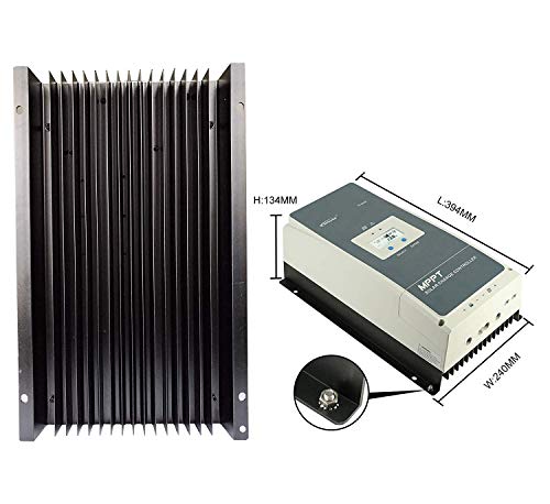 Epever 60A Mppt Solar Charge Controller 48V/36V/24V/12V Auto, Negative Ground Solar Controller Max 150V 4500W Input Fit For Lead-Acid And Litium Battery #TOP4