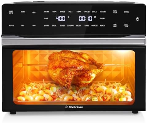 Beelicious 32QT Extra Large Air Fryer 19-In-1 Toaster Oven Combo