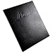 50 pcs Pack of Menu Covers 8.5X11 inch 1 Views with Logo Making,Gift 2 Sheets Printing Paper(Black) (1 View)