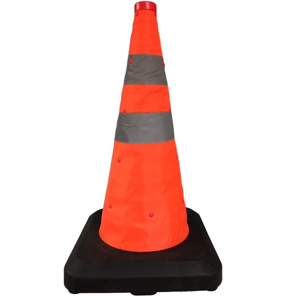 (1 Cones) 28inch Collapsible Traffic Safety Cones