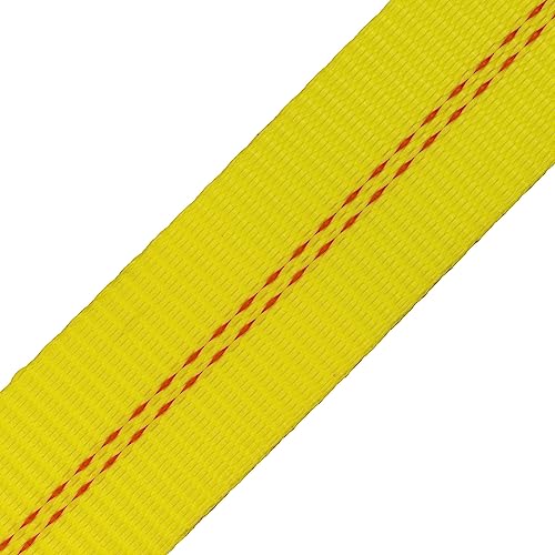 Vulcan Complete Axle Strap Tie Down Kit With Snap Hook Ratchet Straps - Classic Yellow - Includes (4) 22 Inch Axle Straps, (4) 36 Inch Axle Straps, And (4) 8' Snap Hook Ratchet Straps #TOP7