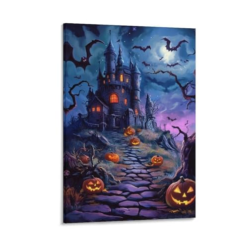 Peintures sur toile Halloween au design artistique unique pour interieur elegant