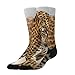 VAFZASC Women's Socks Non Slip Fashion Mid Calf Dress Socks Compatible with Leopard Cheetah Art, Outdoor Cycling Decor for All Seasons