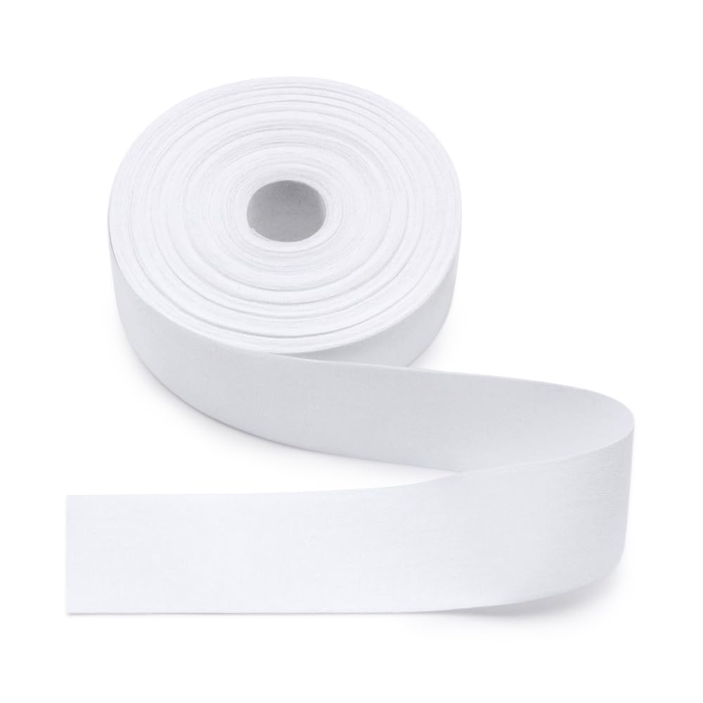 Jamsinmu White Natural Cotton Ribbon 30mm, 10 Yards Plain Weave Webbing for Edge Reinforcement Webbing, DIY Sewing Crafts - Plain 30mm*10Y