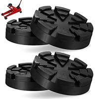 4 Stück Wagenheber Gummiauflage Wagenheber Gummiteller Gummiauflage Nussbaum, Gummiauflagen, Gummiblock Hebebühne, Wagenheberauflage für Hebebühnen Gummiklotz