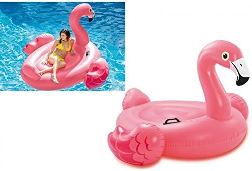 Inflatable Mega Island Ride On (Flamingo)