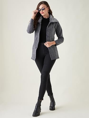 Image of PIVL Women's Long Winter Acrylic Blend Sweater